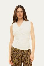 Blusa Drape Aluf - BRANCO 1