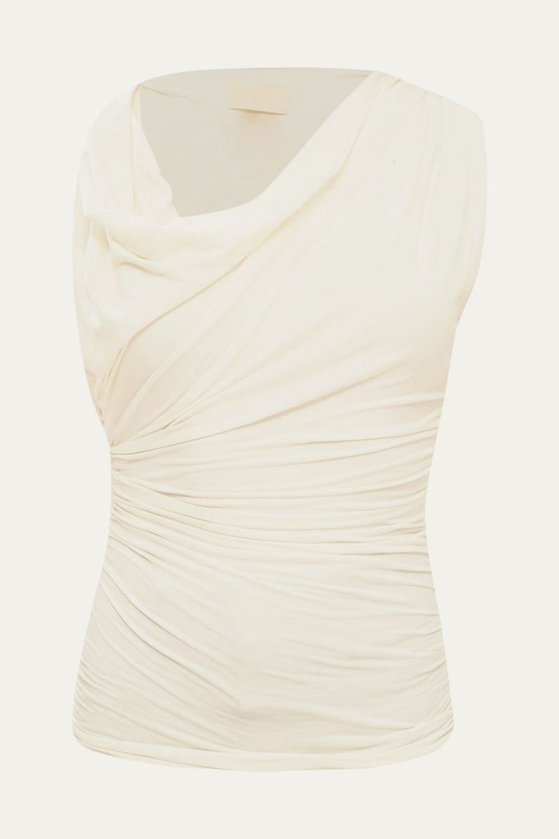 Blusa Drape Aluf - BRANCO 0