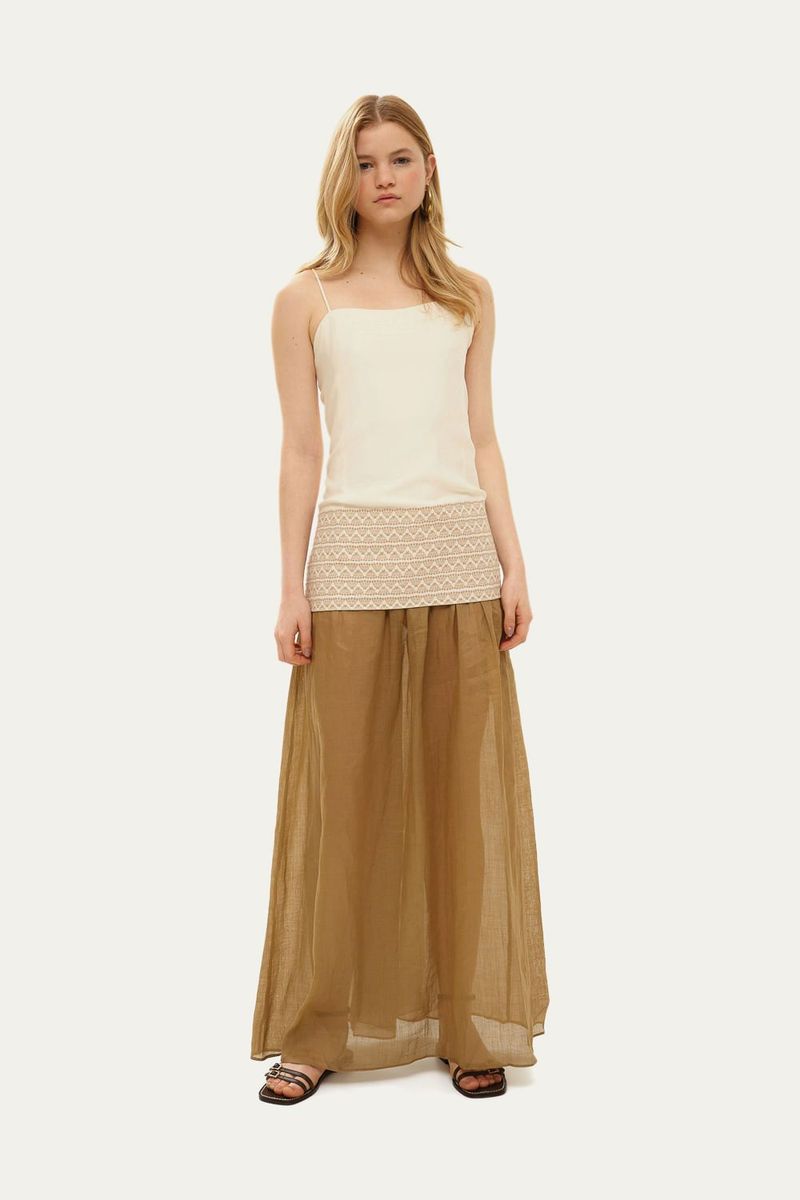 Vestido Verena Aleha - BEGE 1