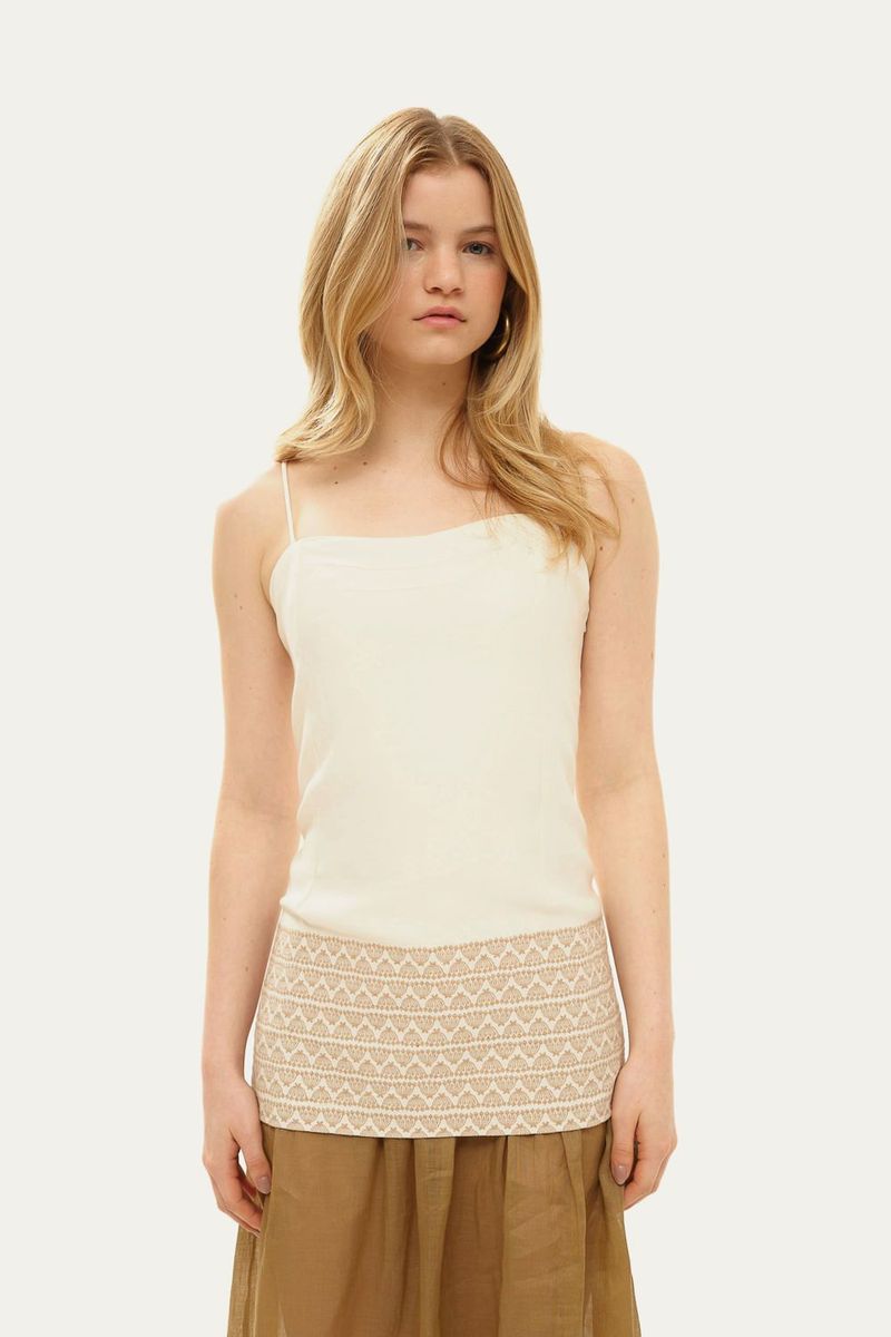 Vestido Verena Aleha - BEGE 2