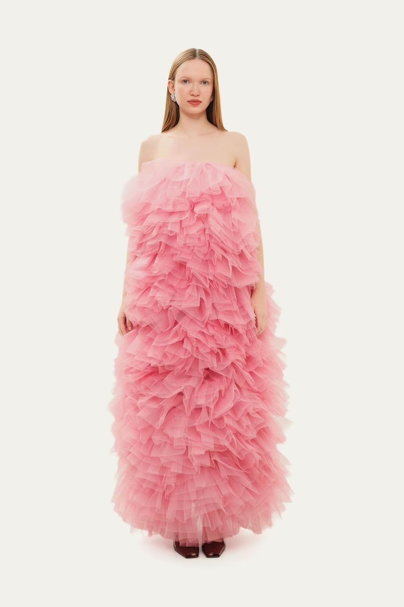 Vestido Puff Dress Fauve - ROSA 0