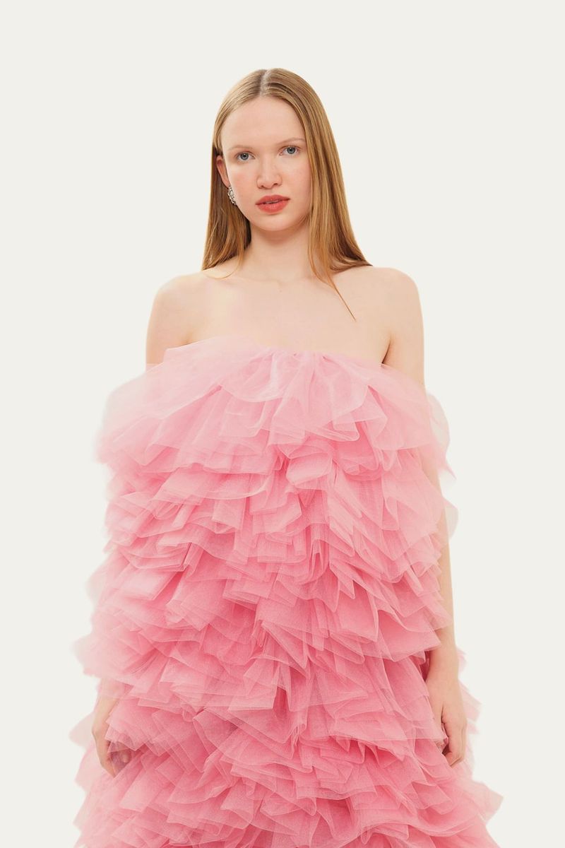 Vestido Puff Dress Fauve - ROSA 1