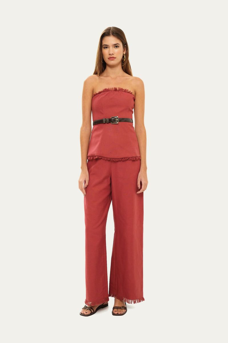 Blusa Sm Abito Clemence - VERMELHO 1