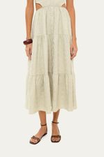Vestido Midi Caparica Clemence - VERDE 2