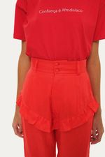 Cal a Linho Babados A l m - VERMELHO 3