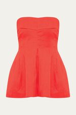 Top Linho Peplum A l m - VERMELHO 0
