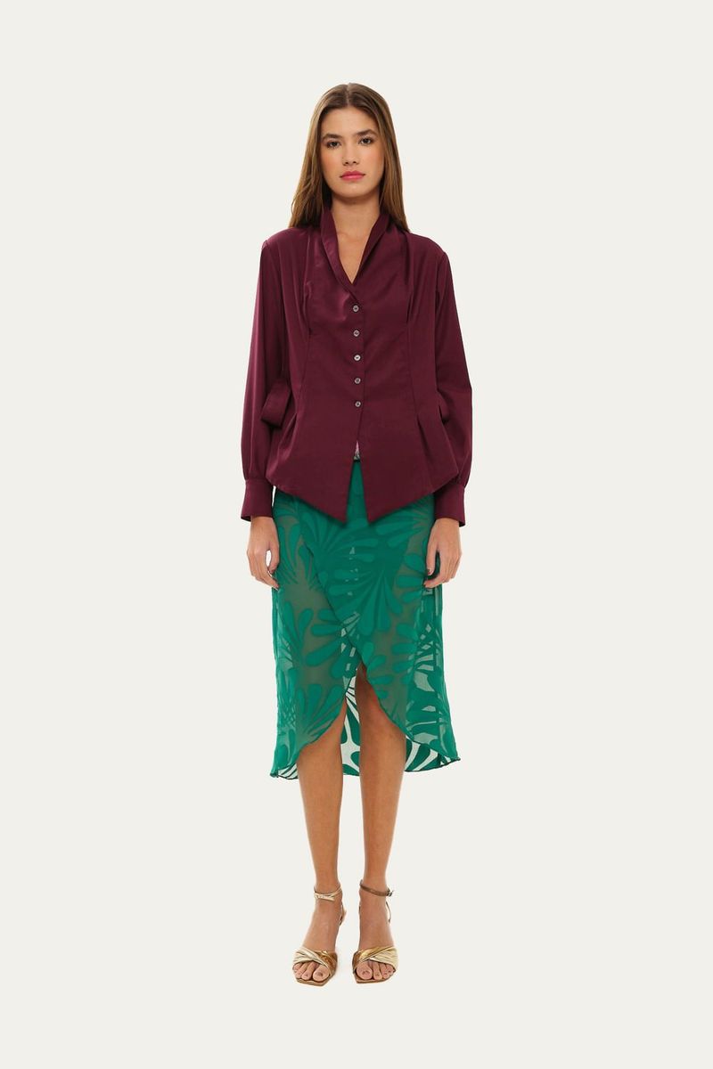 Camisa Amarra  o A l m - VINHO 1