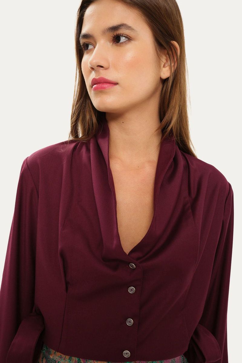 Camisa Amarra  o A l m - VINHO 2