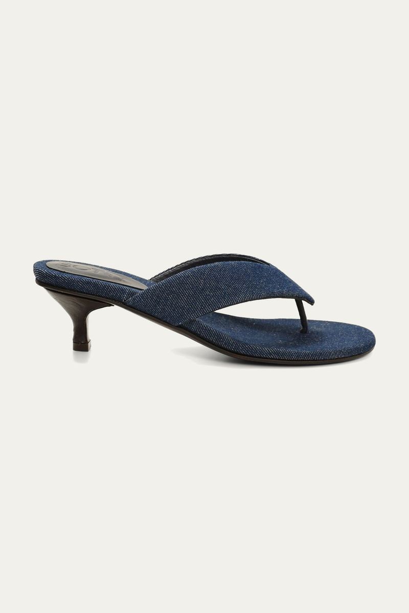Mule Salto Baixo Bibi BOTTI - JEANS 0
