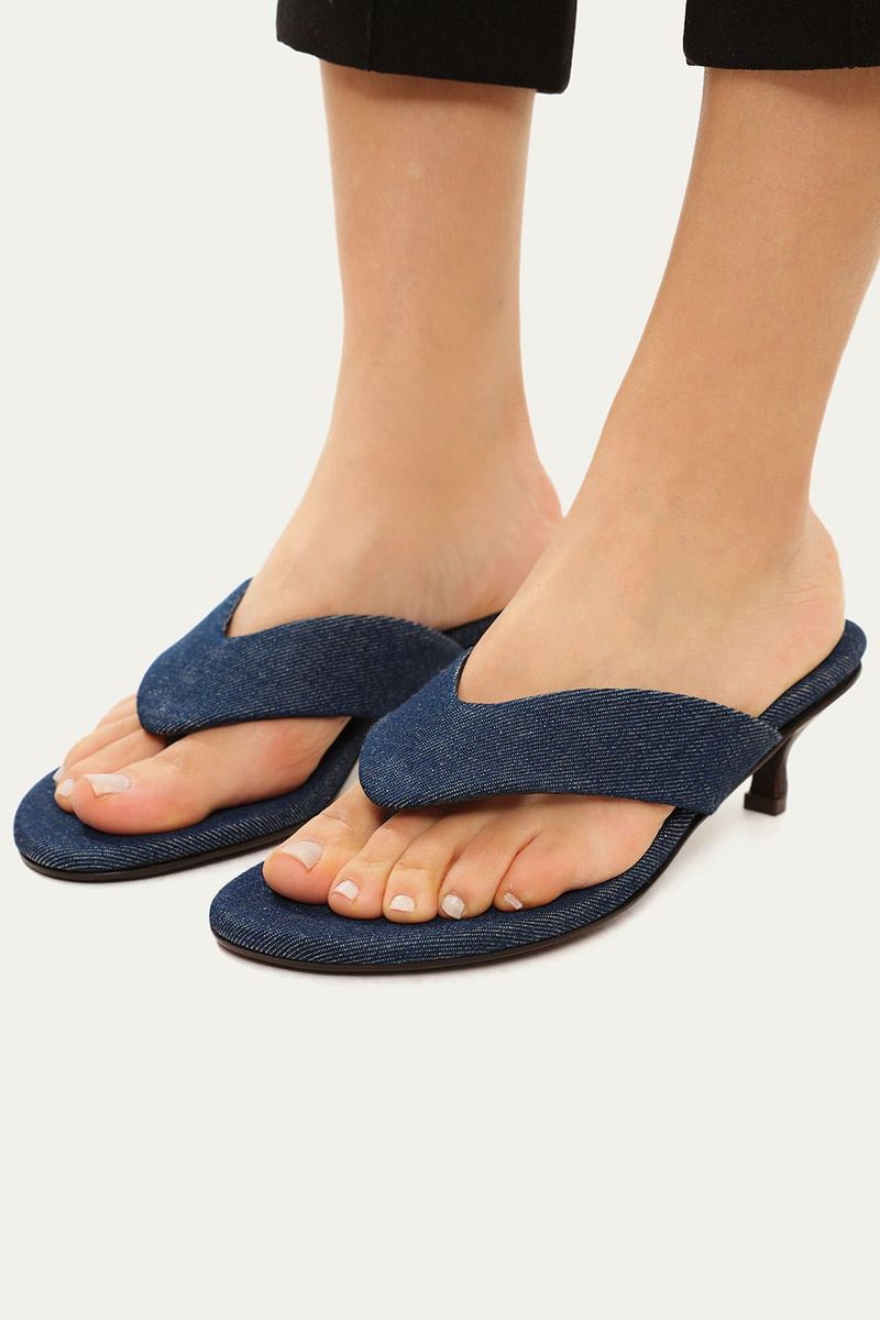 Mule Salto Baixo Bibi BOTTI - JEANS 1