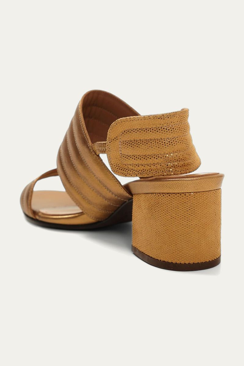 Sand lia Salto M dio Laura Botti BOTTI - DOURADO 3