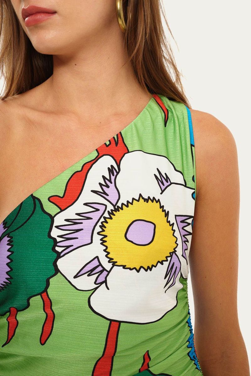 Vestido Olivia Ombro All Most Vintage - FLORAL 1