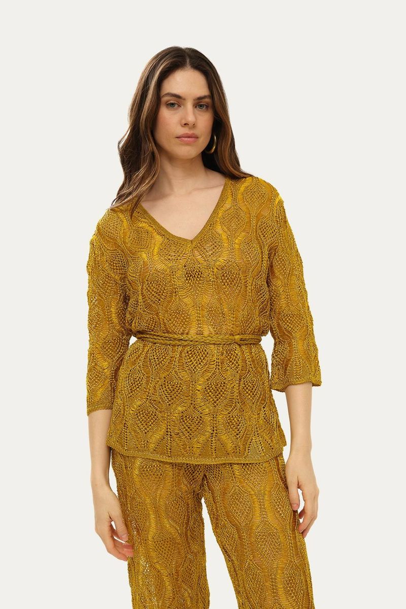 Conjunto Renda Belize Gig - DOURADO 1