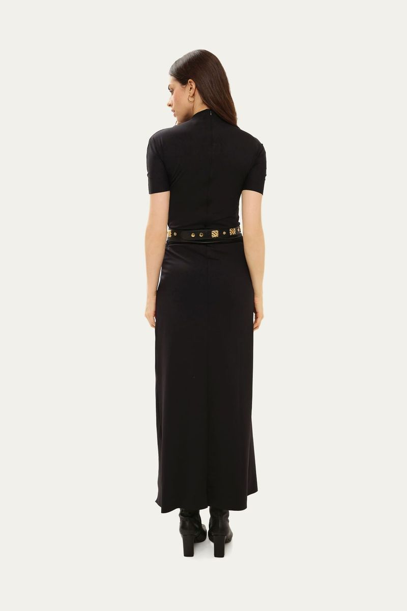 Vestido Longo Vell Francesca - PRETO 3