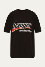 T-shirt Danger Francesca - PRETO 4