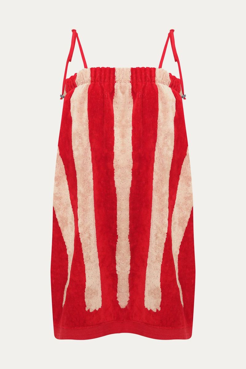 Vestido Mini Bahia Voa Voa - VERMELHO 0