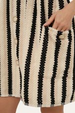 Vestido Mini Turqueza Voa Voa - PRETO E BRANCO 3