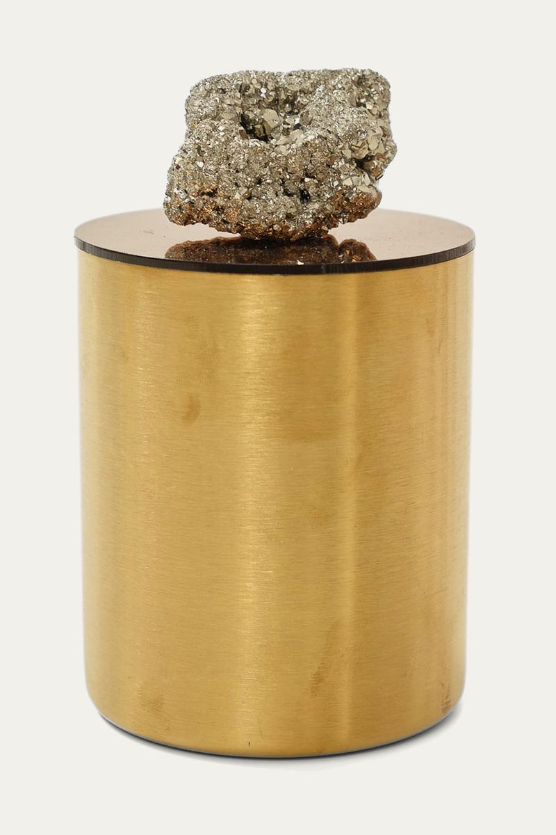 Pote Metal Pirita Kuarar - DOURADO 0