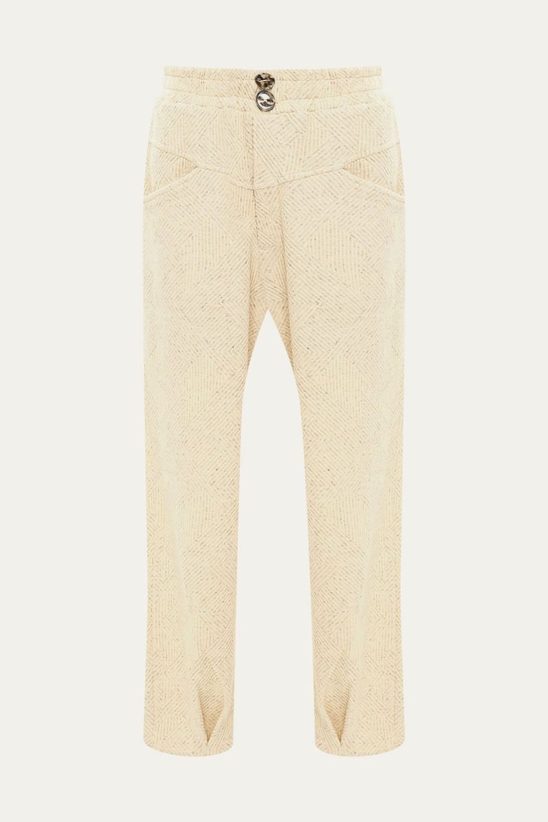Cal a Reta Recortes Malha Text Norah Jour Et Nuit - OFF WHITE 0