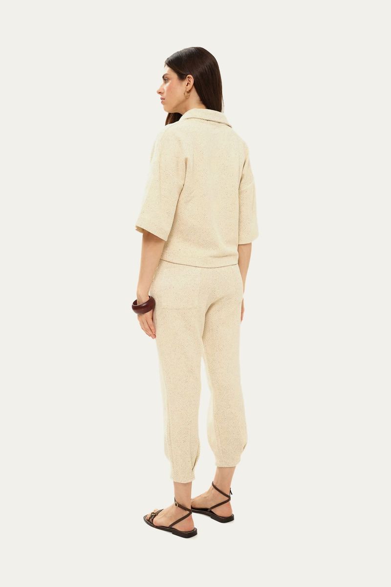 Cal a Reta Recortes Malha Text Norah Jour Et Nuit - OFF WHITE 4