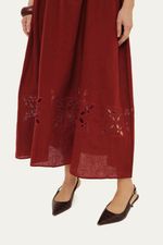 Vestido Longuete Aster ide A Niemeyer - VINHO 2