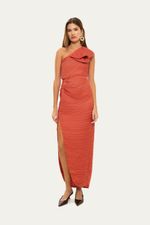 Vestido Midi Isabel Rsvp - LARANJA 0
