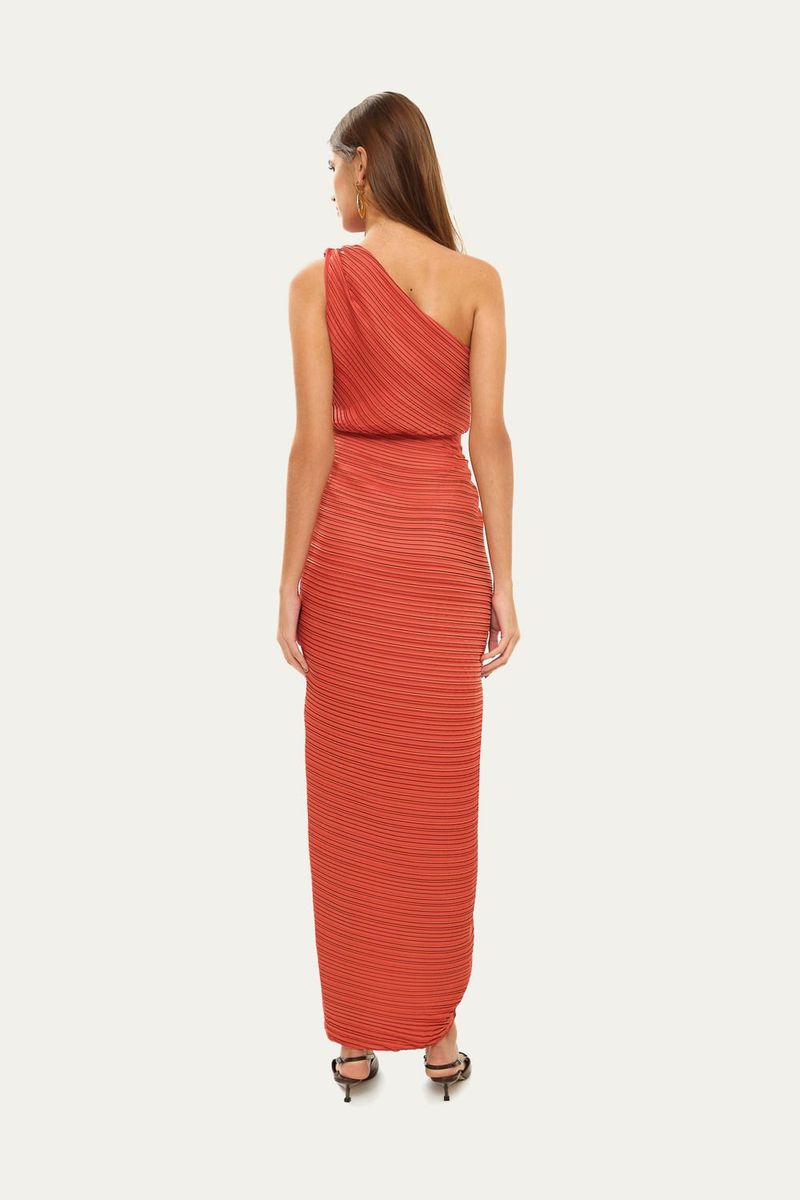 Vestido Midi Isabel Rsvp - LARANJA 3