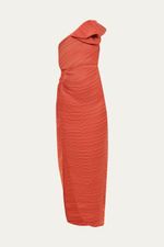 Vestido Midi Isabel Rsvp - LARANJA 4