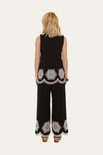 Regata Flor Missinclof - PRETO 4