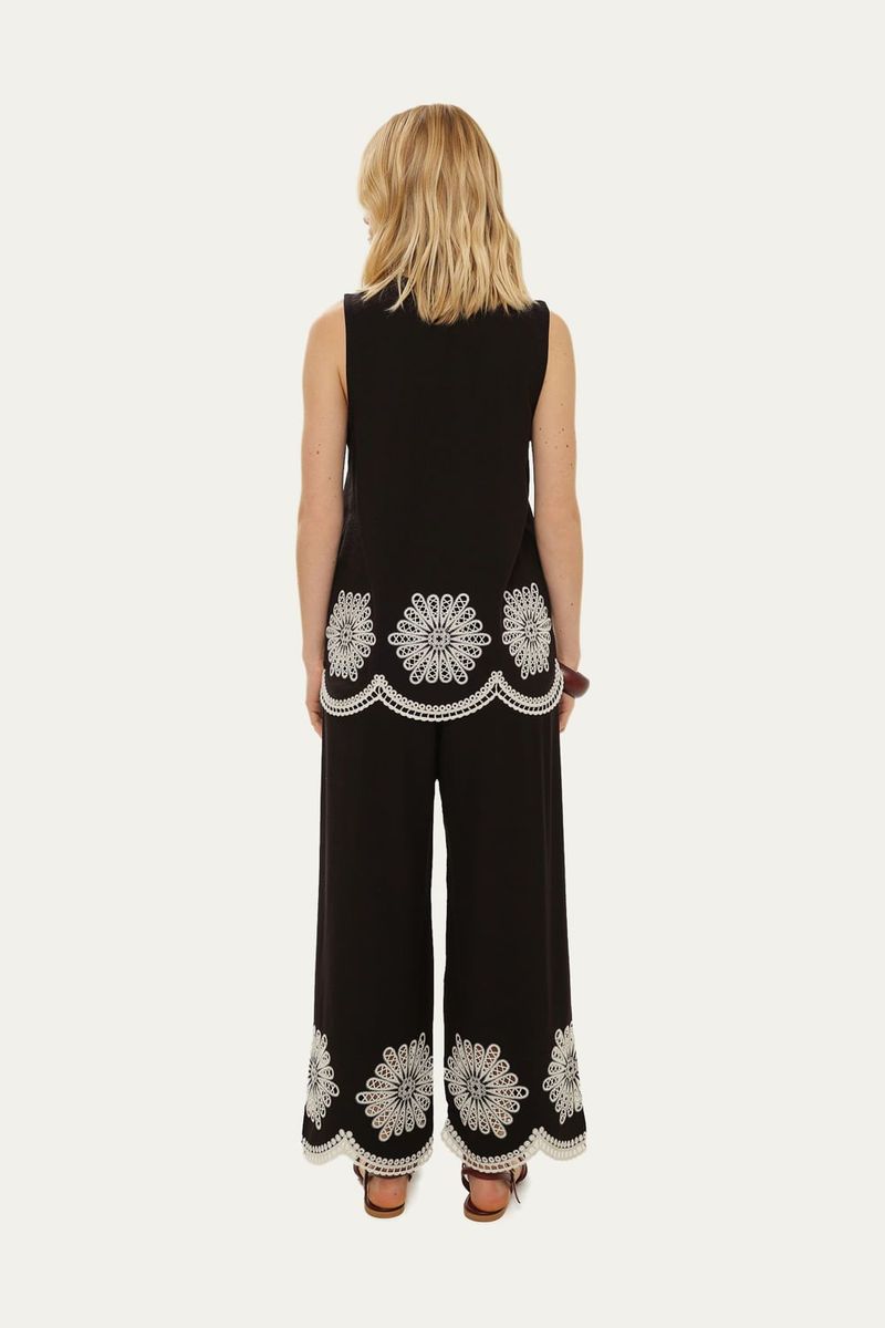 Regata Flor Missinclof - PRETO 4