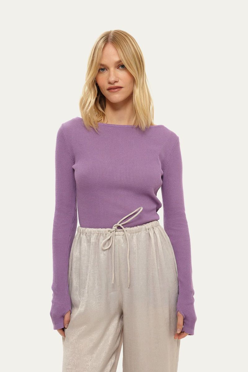 Blusa Helen All Most Vintage   Vitoria Fiore LILAS 0
