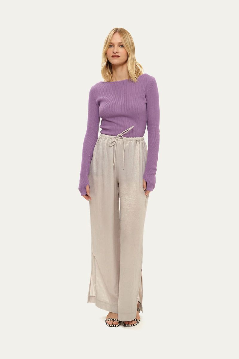 Blusa Helen All Most Vintage   Vitoria Fiore LILAS 1