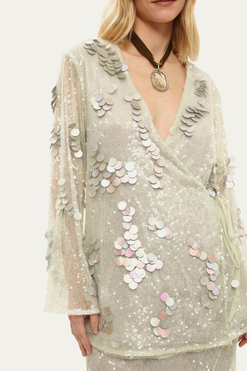 Blusa Splash All Most Vintage   Vitoria Fiore VERDE 2