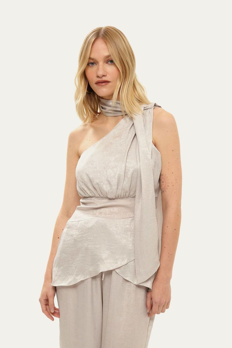 Blusa Lauren All Most Vintage   Vitoria Fiore PRATA 0