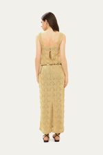 Vestido Amanda Linnen - BEGE 3