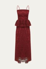 Vestido Al a Rosa Blanca Linnen - VINHO 4