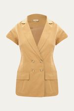 Colete Nilda Linnen - BEGE 4