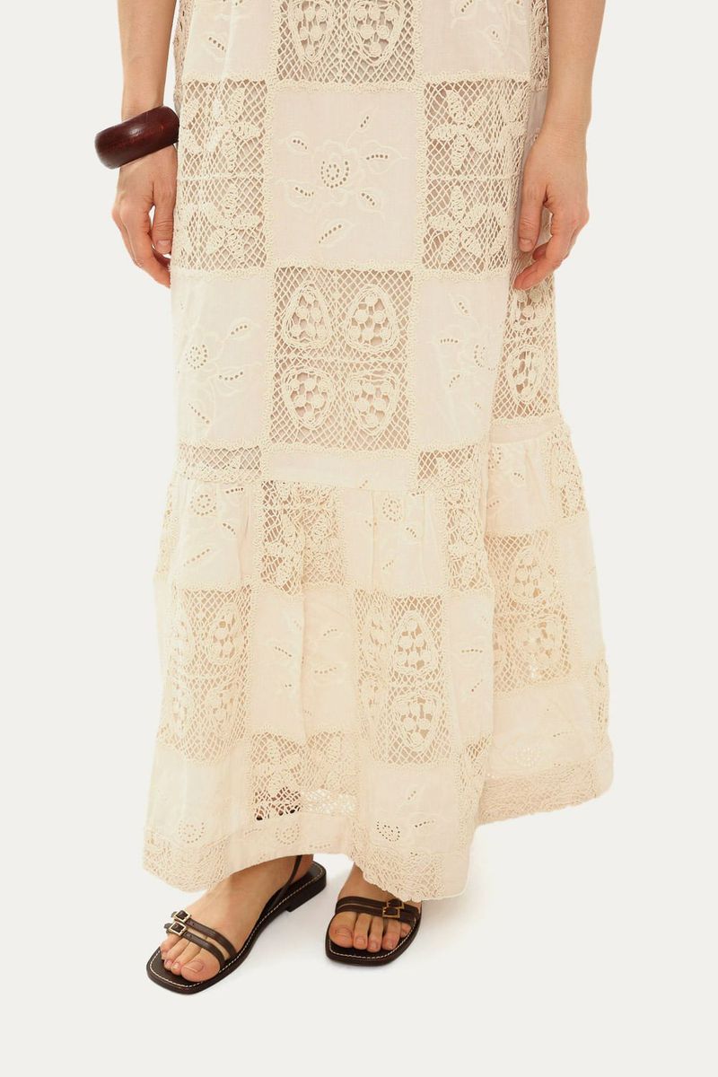 Vestido Carolina Linnen - OFF WHITE 2