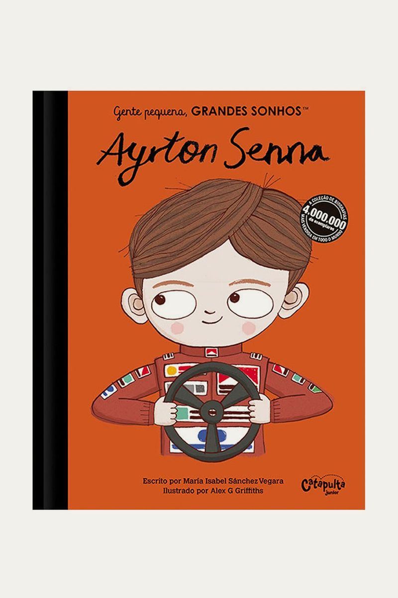 Livro Infantil Ayrton Senna Editora Catapulta  - VERMELHO 0