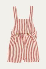 Macac o Petit Stripe Edamami - OFF E VERMELHO 3