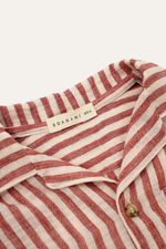 Camisa Kind Stripe Edamami - LISTRADO OFF VERMELHO 1
