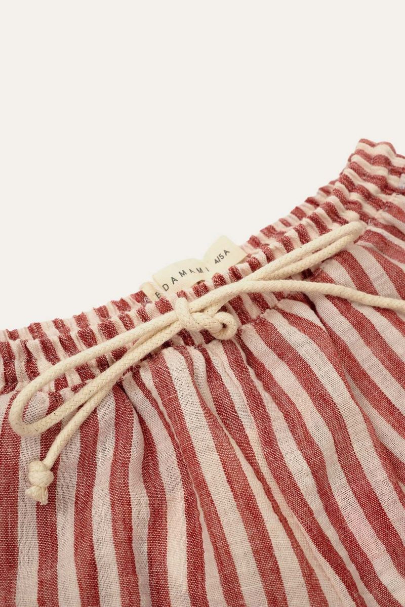 Short Kind Stripe Edamami - VERMELHO 1