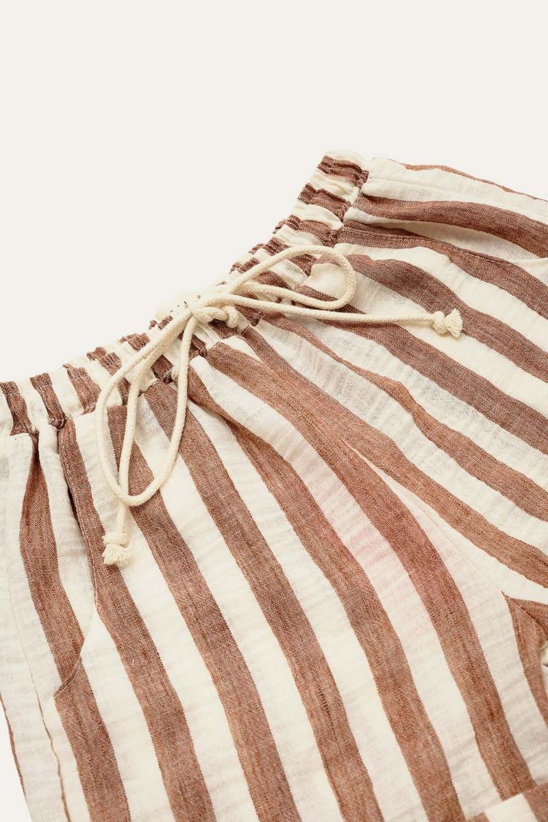 Short Kind Stripe Edamami - MARROM 1
