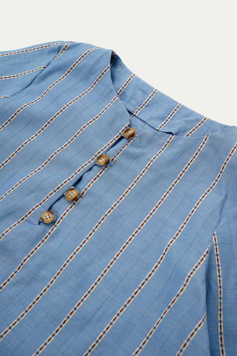 Camisa Kind Zaira Edamami - AZUL 1