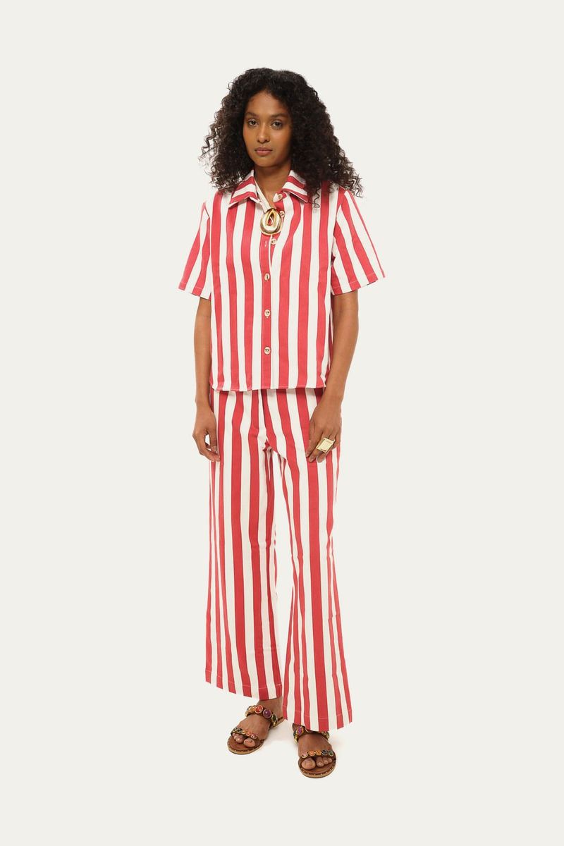 Camisa Manga Curta Mari Norah Jour Et Nuit - LISTRAS 1