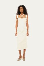 Vestido Midi Lavanda Aluf - OFF WHITE 0