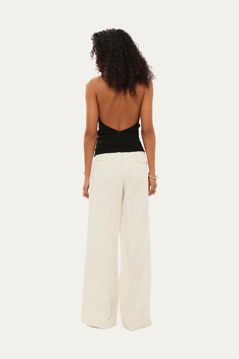 Blusa Alexandra Frente  nica Tricot Egrey - PRETO 3