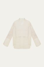 Camisa Manga Longa Smoking Linho Egrey - OFF WHITE 4