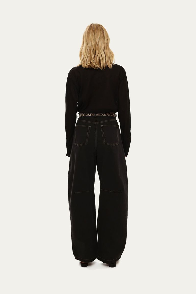 Camisa Manga Longa Tric  Liso Coven - PRETO 3