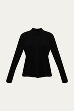 Camisa Manga Longa Tric  Liso Coven - PRETO 4